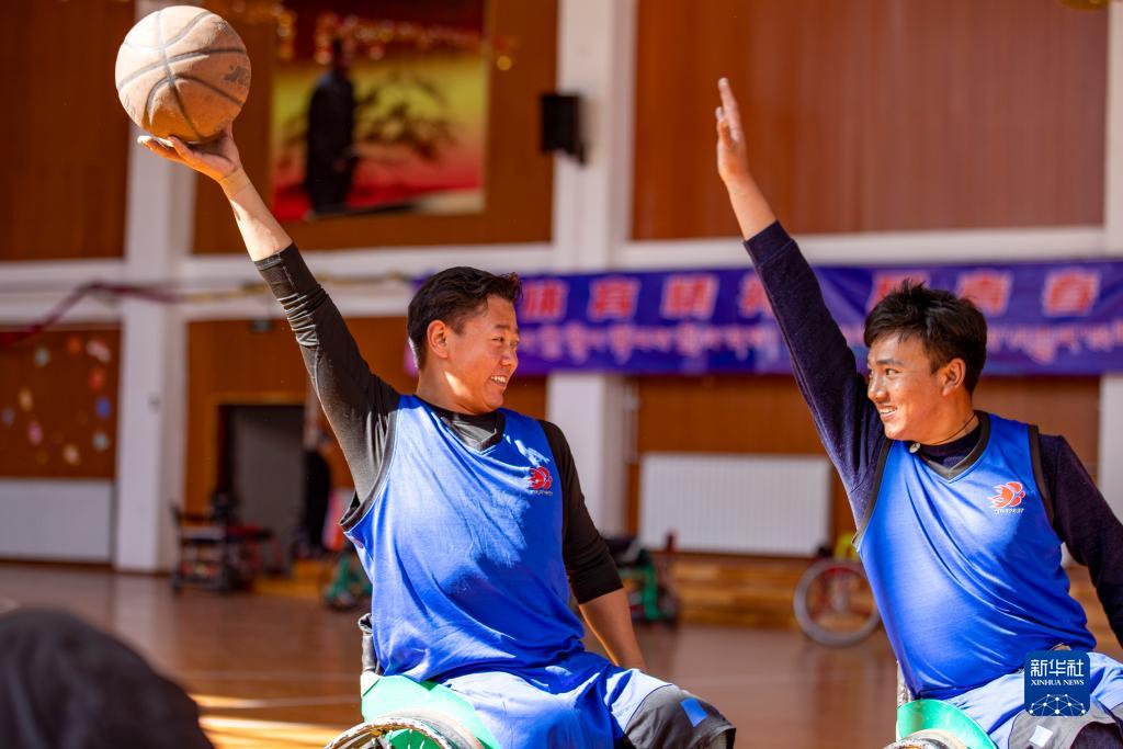 冬日拉萨 快乐轮椅篮球(图3)