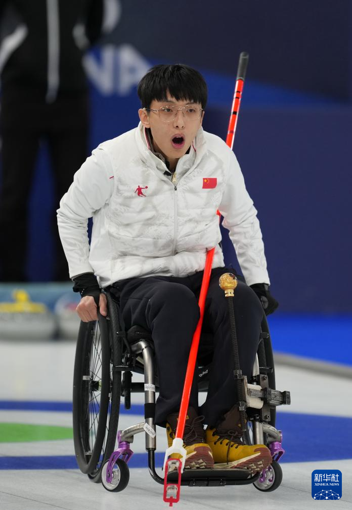 冬残奥会——轮椅冰壶混双循环赛：中国队胜意大利队(图8)